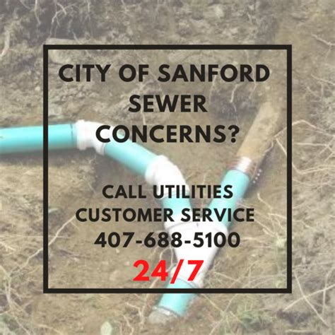 city of sanford water utilities.